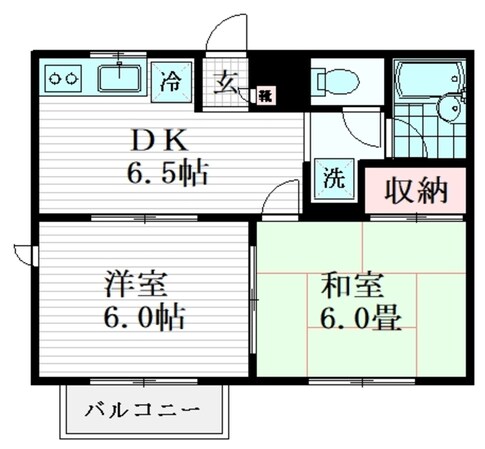 入間市駅 徒歩18分 2階の物件間取画像